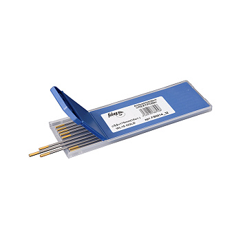 Электроды вольфрамовые D3.2x175мм (gold) WL15 (1шт.) Электроды вольфрамовые D3.2x175мм (gold) WL15 (1шт.)