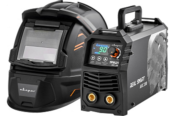Инвертор сварочный ARC 200 "REAL SMART" (Z28303) Black (маска+краги) Инвертор сварочный ARC 200 "REAL SMART" (Z28303) Black (маска+краги)