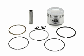 Поршень 39,25мм 4такт. Delta 50см3+0,25 (кольца, палец, стопорн.кольца) (17852)