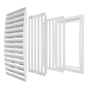 Решетка вентиляционная регулируемая АБС 180х250