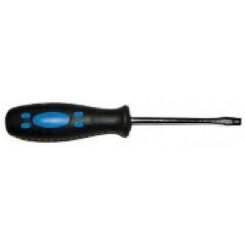 Отвертка шлицевая 6х100мм, 6х125мм, CrV, двухкомп. ручка (30762),54484/11871