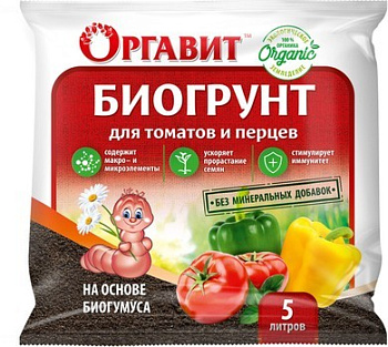 Грунт Универсальный для томата и перца Земля Сибири 5л Оргавит