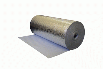 Шумоизоляция с фольгой "Тепофол" 3мм, шир. 1,2м,  (цена за 1м.) длина рулона 25м