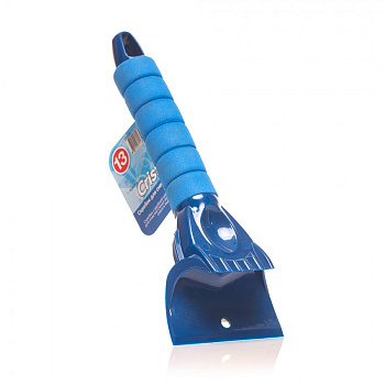 Скребок "KOLIBRIYA" Cristal-13 для снега/льда, мягкая ручка 