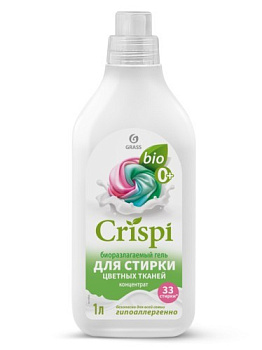 Гель для стирки цветного белья концентрат CRISPI (флакон 1000 мл)