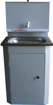 Умывальник без ЭВН нерж. белый