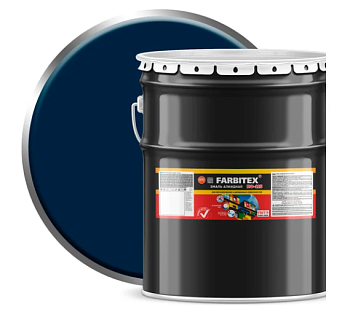 Эмаль алкидная ПФ-115 FARBITEX, синяя, 20,0кг