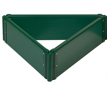 Клумба ЭкоГрядка зеленая 3*1,1