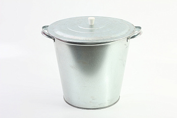 Бак оцинкованный 15л с крышкой 