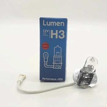 Лампа галогенная Lumen Standard H3 12V- 55W PK22s