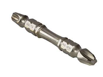 Насадка двусторонняя MAKITA Silver Torsion PH3, 65мм, E-form (MZ) 3шт