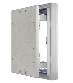 Люк ревизионный D Ceramo Optimum 200х300 скрыт.монтаж петля алюминий EVECS