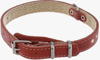 Ошейник 20п кожа один слой+подклад, украшения, декор.строчка Ошейник 20п кожа один слой+подклад, украшения, декор.строчка