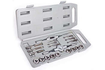 Набор метчиков и  плашек из 20шт. М3-М12 ТМ*