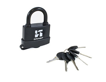 Замок навесной АЛЛЮР ВС1Ч-376П влагозащ. 6кл. d9,8мм 