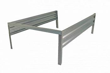 Ограждения (1м) для грядок ДОБОР на 2 грядки к-т (1,0*1,97м)