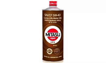 Масло моторное MITASU GOLD LL SN/CF 5w40 1л синтетическое универсальное MJ107