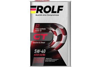 Масло моторное ROLF GT SAE 5W40 API SN/CF А3/В4 С3 1л синт.