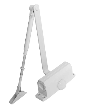 Доводчик дверной DCTR15-60 (TDR-60) 15-60кг WH белый (47557) (AJAX)