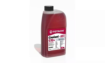 Жидкость охлаждающая низкозамерзающая TOTACHI NIRO Coolant  Red -50C G12+  1кг
