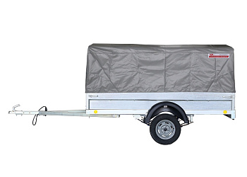 Тент в комплекте с дугами 0,75 к прицепу Крепыш 2,5ПЛЮС Тент в комплекте с дугами 0,75 к прицепу Крепыш 2,5ПЛЮС