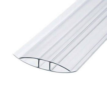 Профиль соединительный неразьемный 10*6000 прозрачный Стандарт