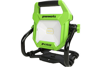 Фонарь светодиодный GREENWorks 24В, 220В (без АКБ и ЗУ) G24WL Фонарь светодиодный GREENWorks 24В, 220В (без АКБ и ЗУ) G24WL