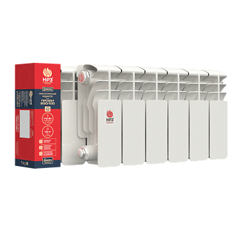 Радиатор биметаллический  "НРЗ" 200/100(12) 12 секций ПРОФИ БП 2022