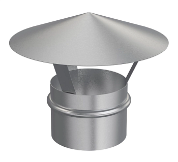 Зонт крышный RUG D100 оцинк.сталь ERA PRO