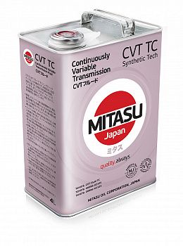 Жидкость трансмисс. MITASU CVT FLUID TC (for TOYOTA)  4л синтетическая  Япония