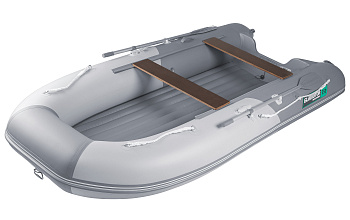 Лодка надувная GLADIATOR E350S светло-темно-серый