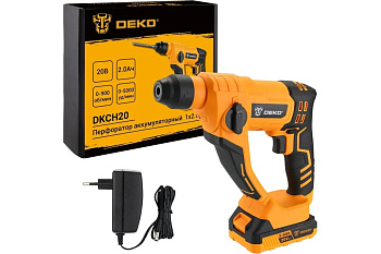 Перфоратор акк. DEKO DKCH20, 20В, 1x2Ач
