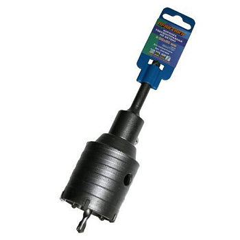 Коронка тв/сп ПРАКТИКА SDS-Plus ударная 55мм (1шт) клипса
