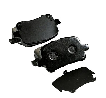 Колодки тормозные, передние (с антискрипной пластиной)