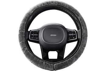 Оплетка SKYWAY Arctic-6 M Серая искусственный мех