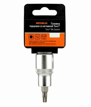 Головка со вставкой TORX T60 (1/2", L=55mm) АвтоDело (39328)