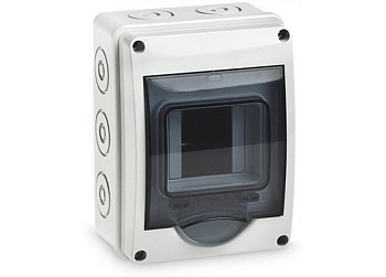 Щиток ОП на 3 модуля с верт. дверцей, 160х100х91мм IP65