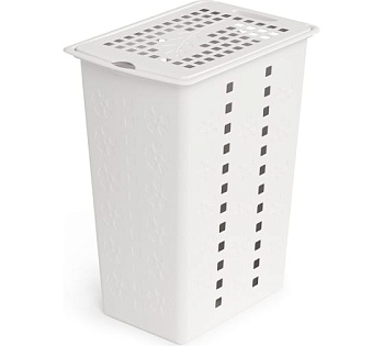 Корзина д/белья "Виолетта" 30л (белый)