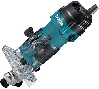 Фрезер кромочный,530Вт,цанга 6мм,глубина 42 мм,наклонная база