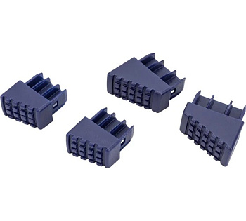 Комплект заглушек для стремянки 40х20 / 30х20 синий