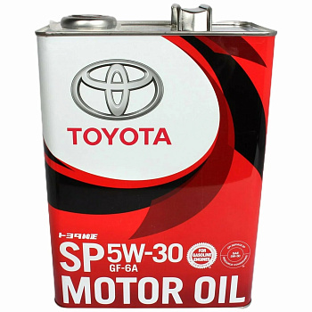 Масло моторное TOYOTA SP  5W30 GF-6A  син. (метал) 4л