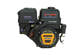 Двигатель Lifan KP460E 18A (192FD-2T-18A) (20л.с, ручной/электр стартер, катушка 18А, вал 25мм)