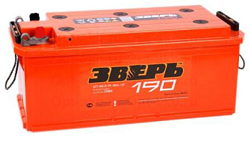 АКБ ЗВЕРЬ 6CT-190Ah