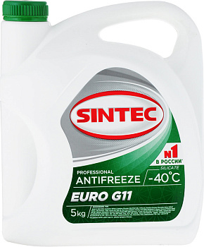 Антифриз SINTEC EURO G11 5кг зеленый