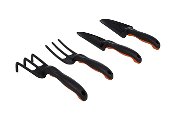 Набор садового инструмента «Агроном Премиум» №1 (совок широкий, совок узкий, рыхлитель, вилка)