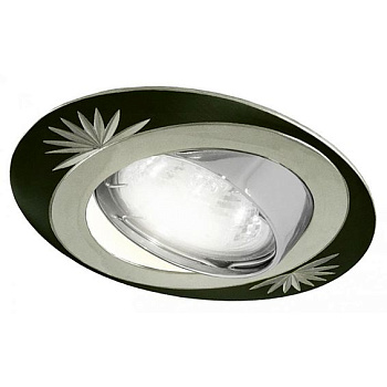 Светильник точечный поворотный СВ 02-05 MR16 50Вт черный/никель