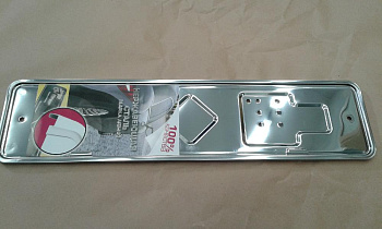 Подставка под номер из нержав. стали ABO27