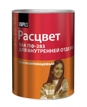 Лак Расцвет для внутренней отделки алкидный, 1,6кг
