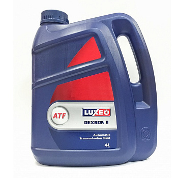 Жидкость для автомат. трансмиссий LUXE DEXRON-II 4л Жидкость для автомат. трансмиссий LUXE DEXRON-II 4л