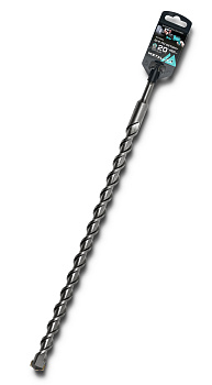 Бур по бетону SDS-plus METALLICA Optima 20 х460/400 мм, напайка с центром, 2 спирали